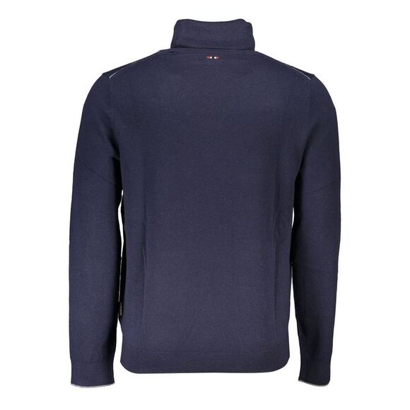 Napapijri Blue Tessuto Men Men's Sweater